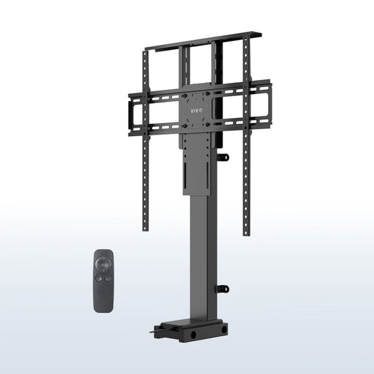 Motorized Large TV Stand for 37 to 77 inch Screens, Vertical Lift Television Stand with Remote Control, Compact TV Mount Bracket
