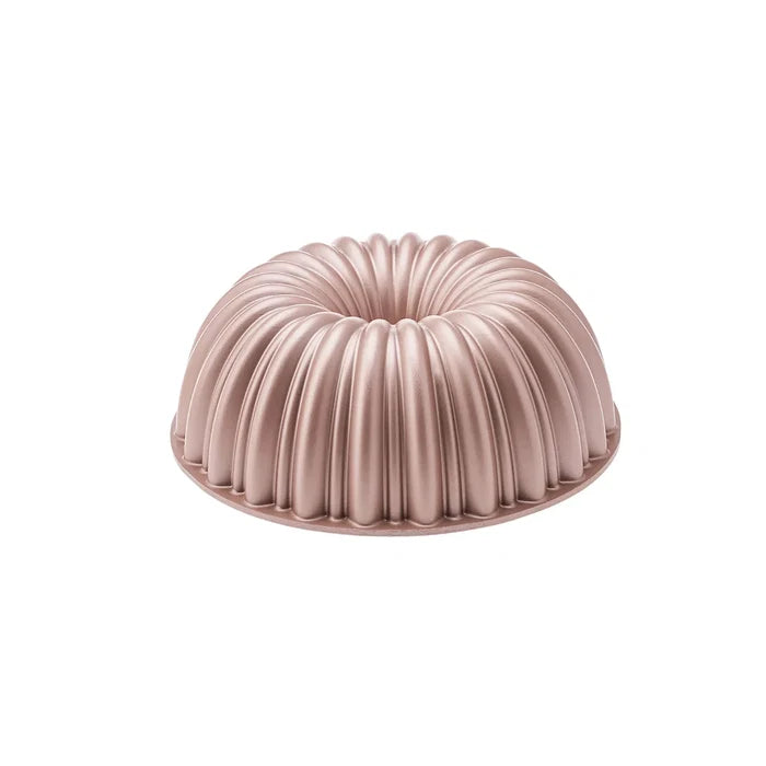 Moule à savarin Karaca Cake Pro en fonte, couleur or rose