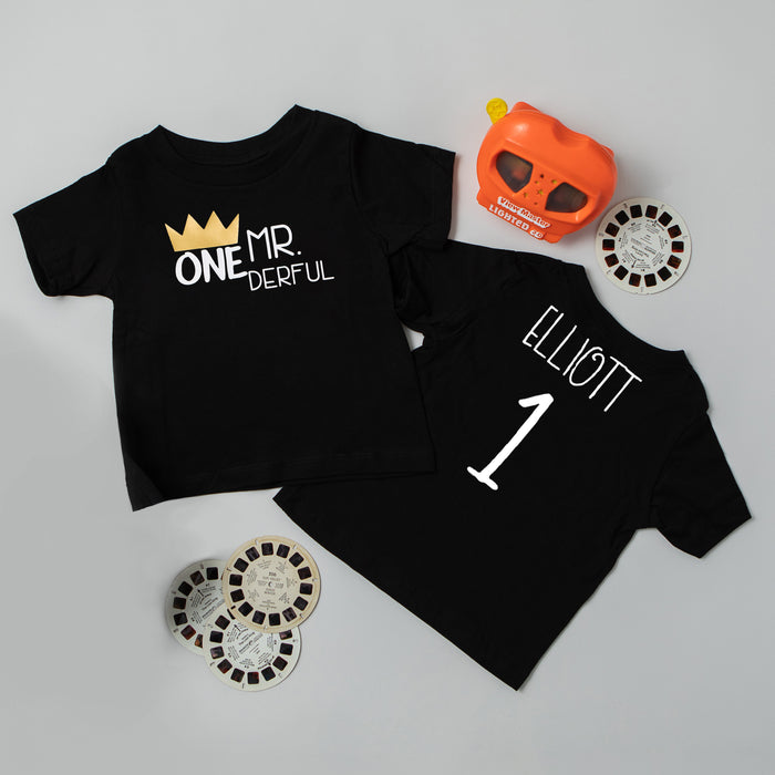 "Mr. Onederful" First Birthday Bodysuit/T-Shirt