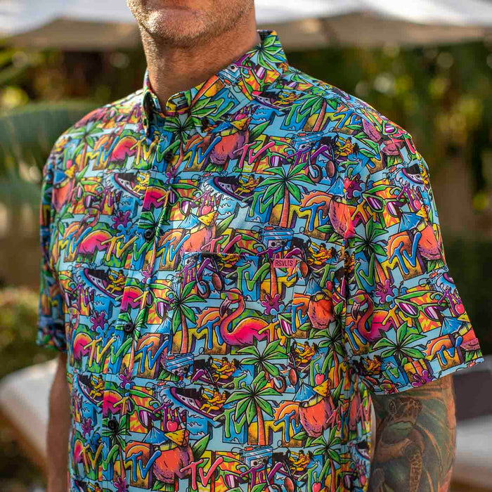 RSVLTS MTV MTV Spring Break “Cancun” – KUNUFLEX Short Sleeve Shirt