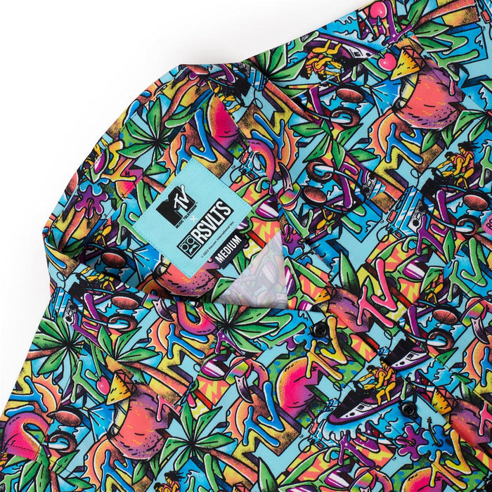 RSVLTS MTV MTV Spring Break “Cancun” – Women's KUNUFLEX Short Sleeve Shirt
