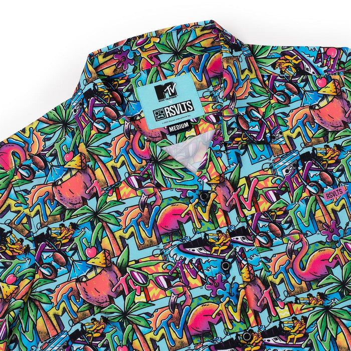 RSVLTS MTV MTV Spring Break “Cancun” – Women's KUNUFLEX Short Sleeve Shirt
