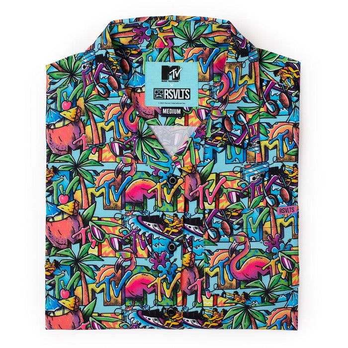 RSVLTS MTV MTV Spring Break “Cancun” – Women's KUNUFLEX Short Sleeve Shirt