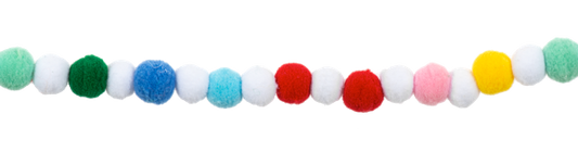 Multi Color Pom Pom Garland