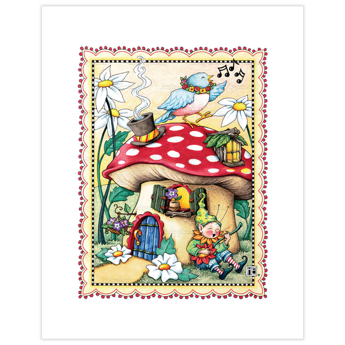 Mushroom House Fine Art Print