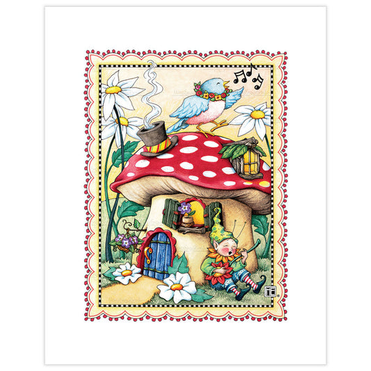 Mushroom House Fine Art Print