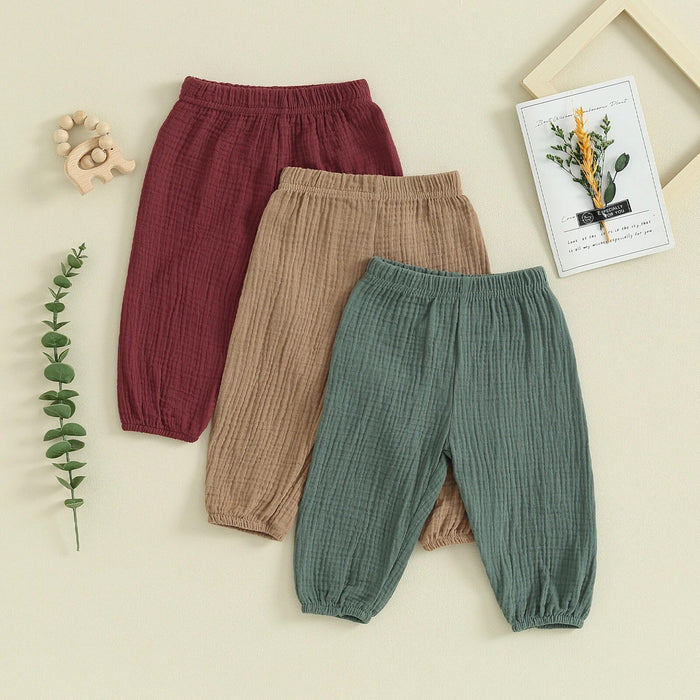 MUSLIN Pants Set of 3