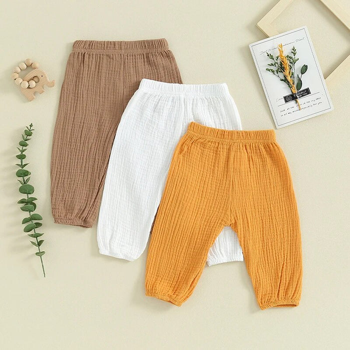 MUSLIN Pants Set of 3