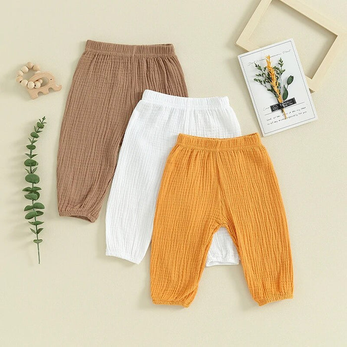 MUSLIN Pants Set of 3