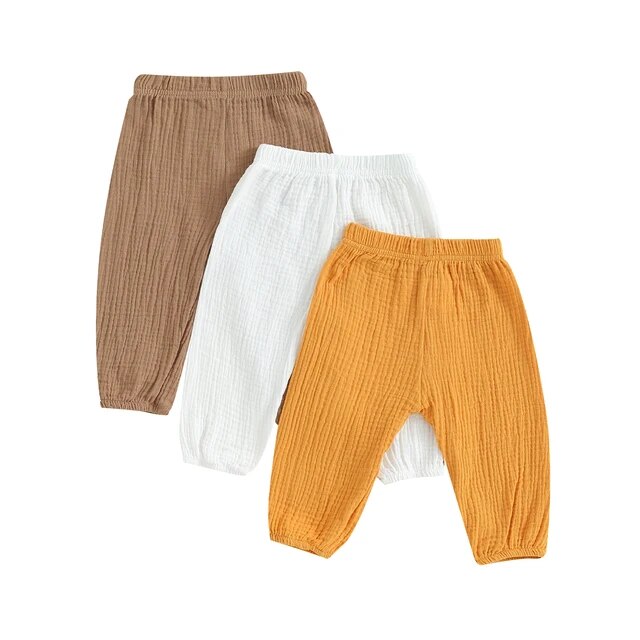 MUSLIN Pants Set of 3