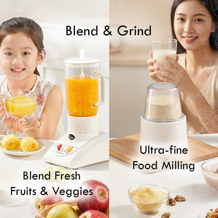 My Choice Glass Jug Blender with Dry Food Mill (MC168)