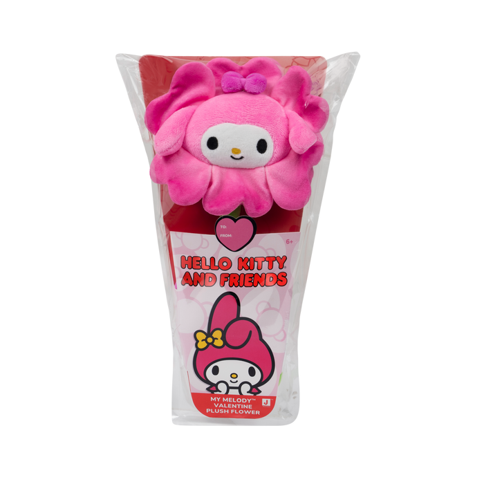 My Melody 14" Plush Valentine's Day Flower (Ombre Pink) Plush License 2 Play
