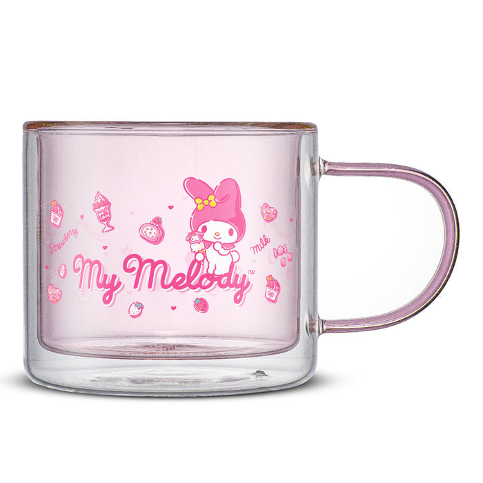 My Melody Double Wall Coffee Mug Home Goods JoyJolt