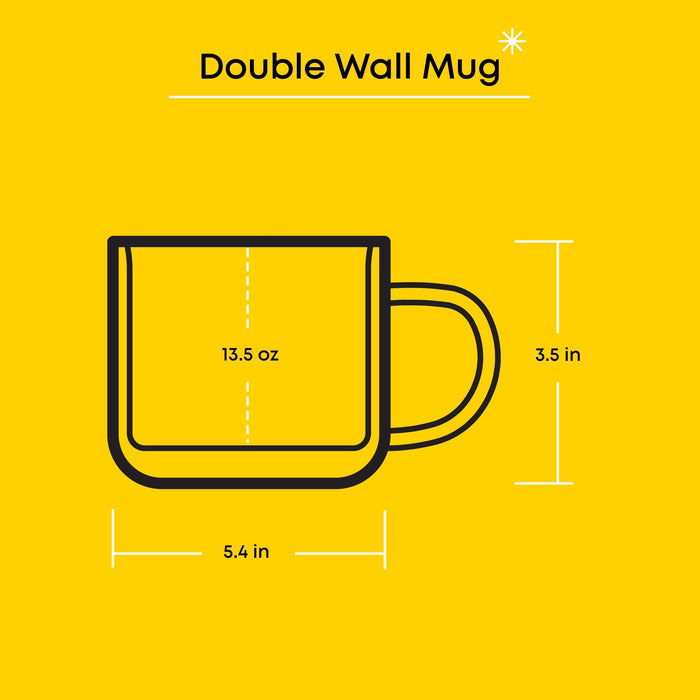 My Melody Double Wall Coffee Mug Home Goods JoyJolt