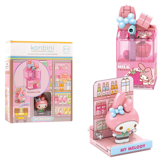 My Melody Konbini Building Blocks Set (Strawberry Milk) Toys&Games Hamee.com - Hamee US