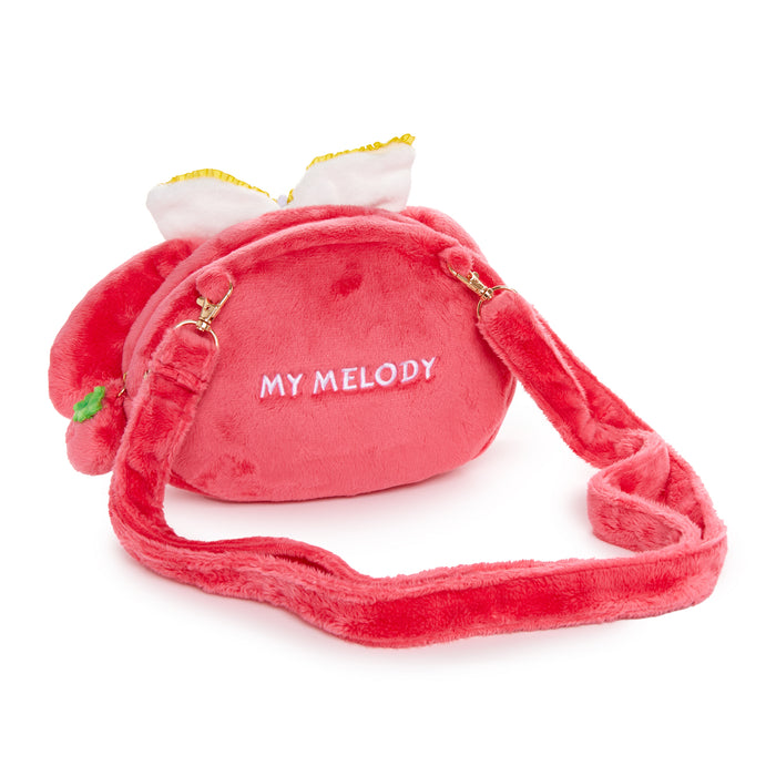 My Melody Plush Crossbody Bag (Strawberry News 50th Anniversary) Bags Global Original