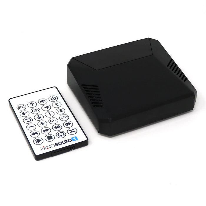 NanoSound ONE Raspberry Pi 4 Case with DAC + Remote [Discontinued] by Argon40 - The Pi Hut
