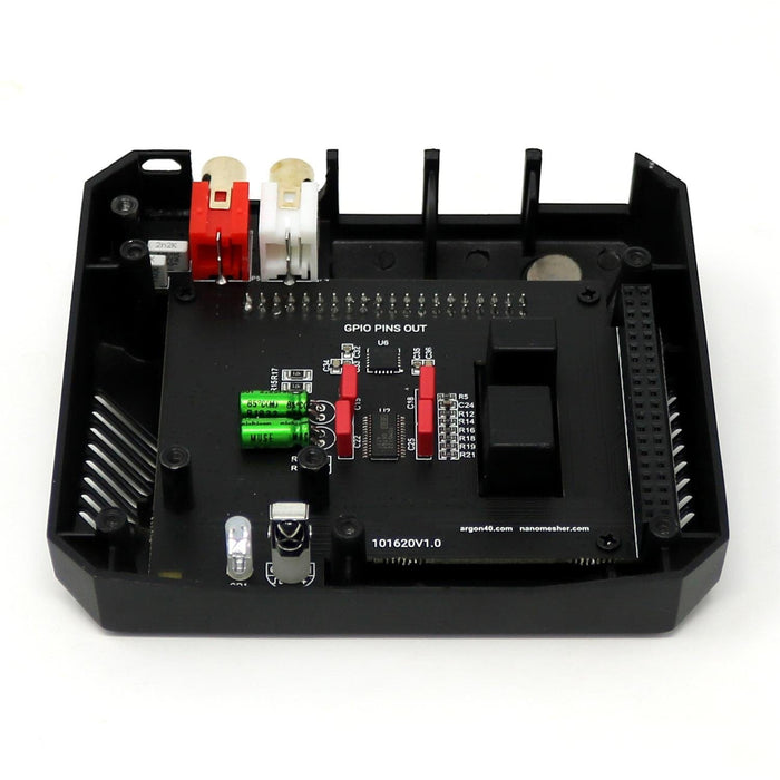 NanoSound ONE Raspberry Pi 4 Case with DAC + Remote [Discontinued] by Argon40 - The Pi Hut