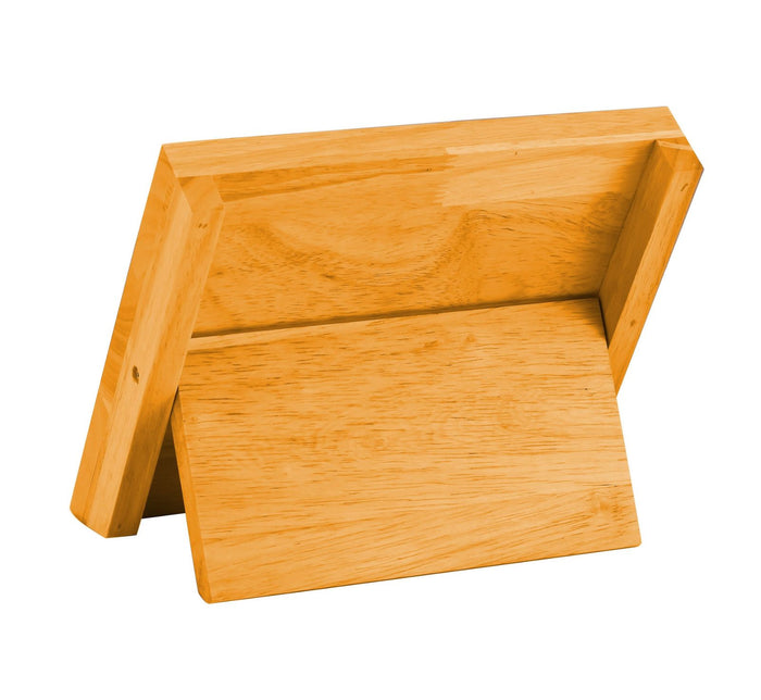 Natural Bamboo Magnetic Knife Block Holder with Strong Magnets for Home Kitchen Storage & Organisation -Home Living Store - -