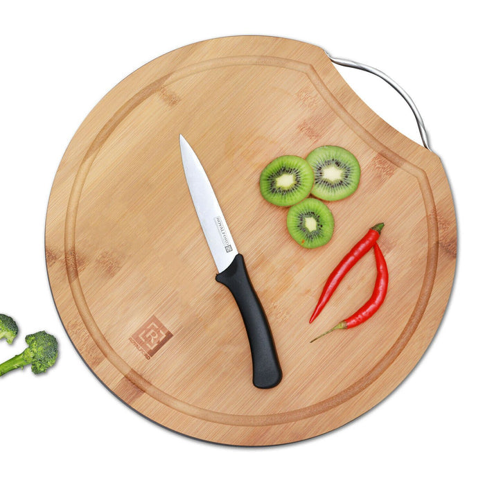 Natural Bamboo Wooden Chopping Board By Royalford Royalford
