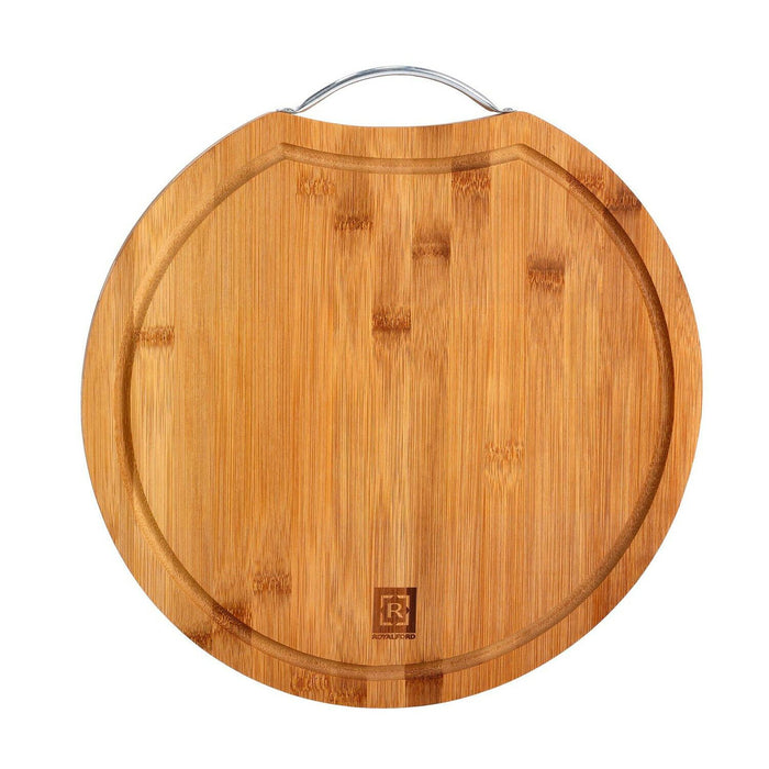 Natural Bamboo Wooden Chopping Board By Royalford Royalford