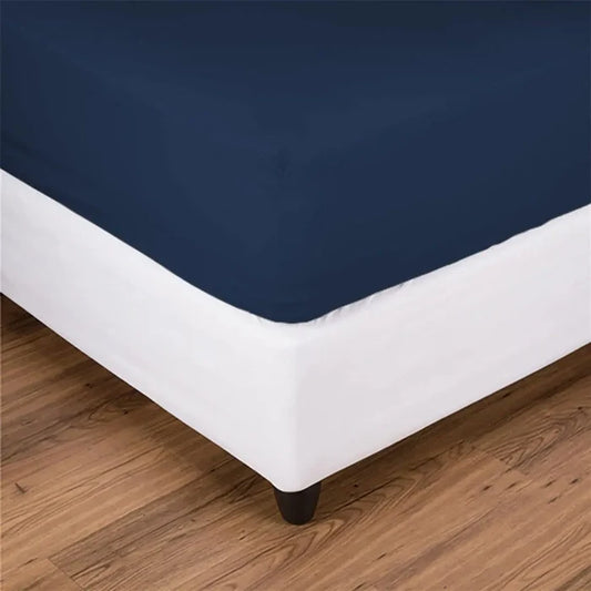 Nautica Jersey Drap-housse, Bleu marine, 140x200 cm