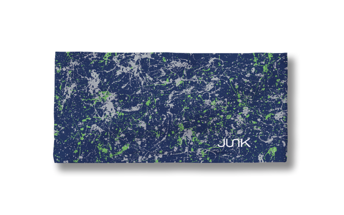 Navy Action Green Splatter Big Bang Lite Headband - View 3