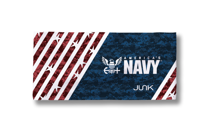 Navy: Red White and Blue Big Bang Lite Headband - View 3