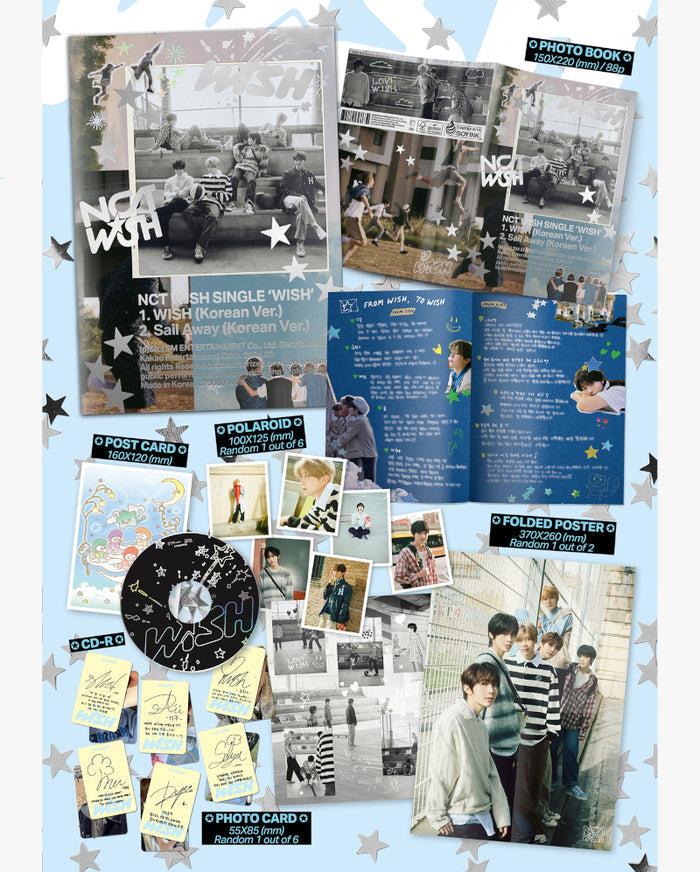 NCT WISH - 1ST SINGLE ALBUM [WISH] (Photobook Ver.)