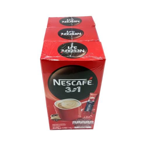 Nescafé Coffee 3-in-1 , 3 box  6 Units / 19 g is the perfect combination of soluble coffee with sweetened milk powder to give you a sweet and creamy cup of coffee-445529 Hannah's Variety Store
