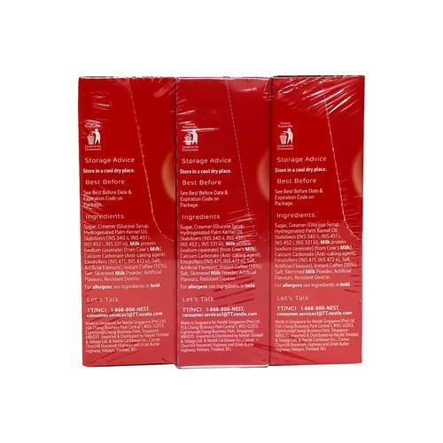 Nescafé Coffee 3-in-1 , 3 box  6 Units / 19 g is the perfect combination of soluble coffee with sweetened milk powder to give you a sweet and creamy cup of coffee-445529 Hannah's Variety Store