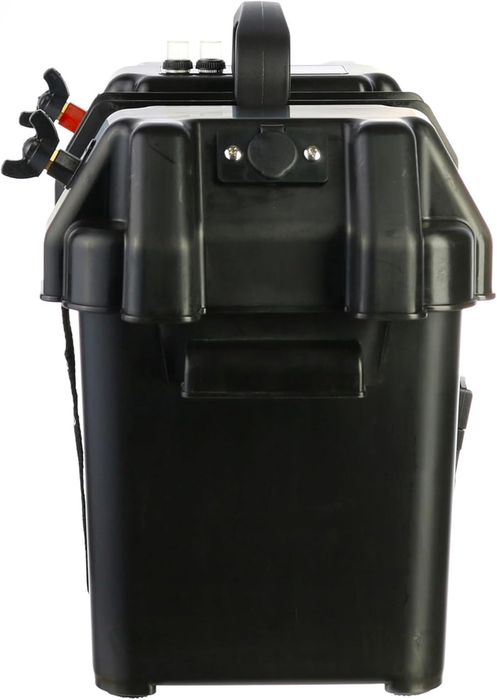 Newport Vessels Smart Trolling Motor Battery Case With USB DC Ports Black M 23M1000401