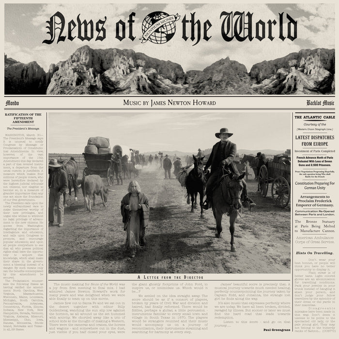 News Of The World - Original Motion Picture Soundtrack 2XLP