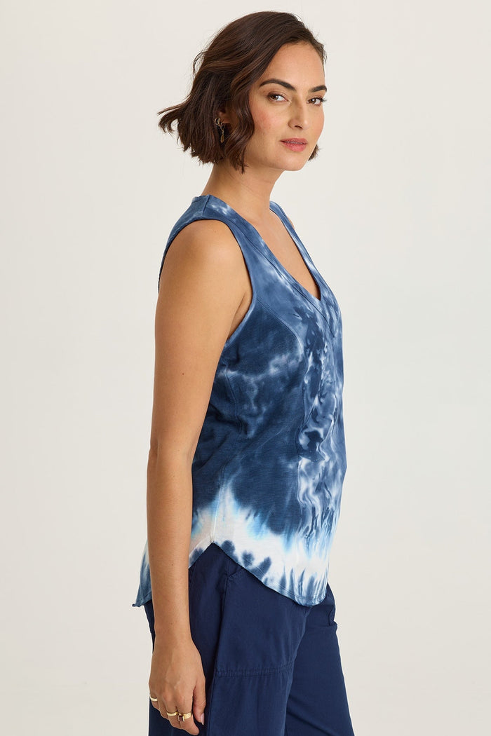 Wearables Nila Twill/Jersey V-Neck Tank
