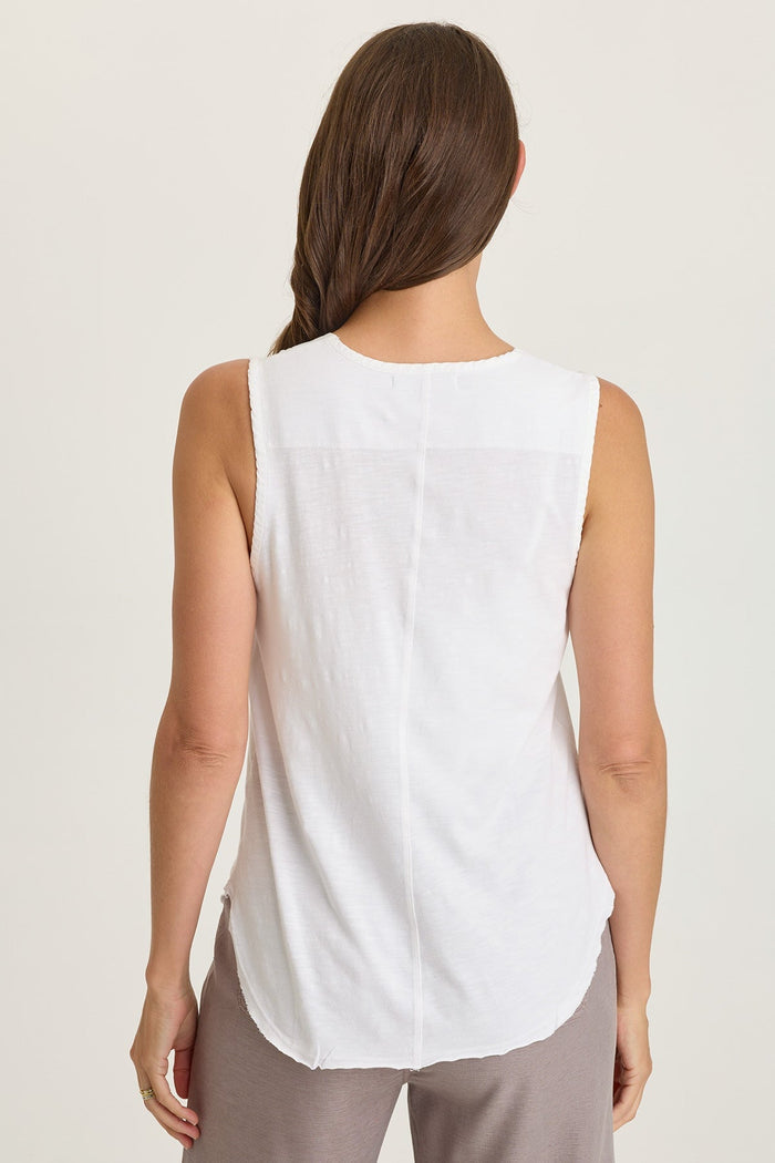 Wearables Nila Twill/Jersey V-Neck Tank