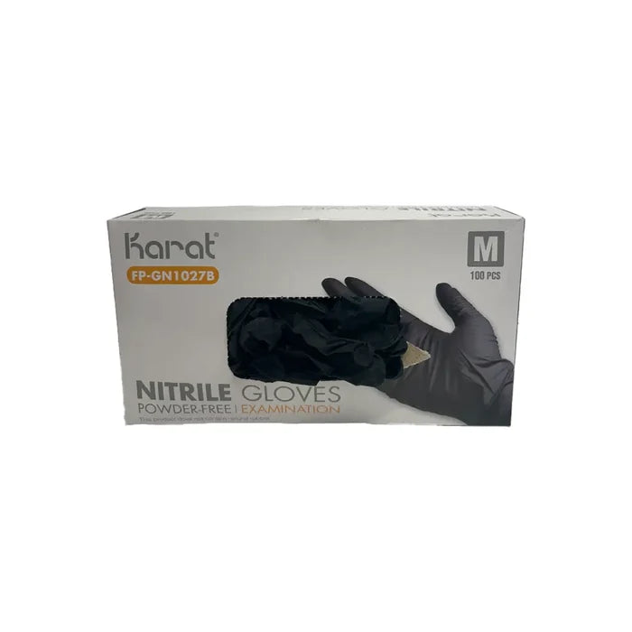 Nitrile Black Gloves