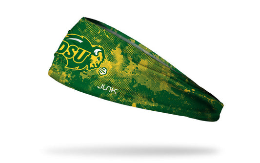 North Dakota State University: Grunge Green Big Bang Lite Headband - View 1