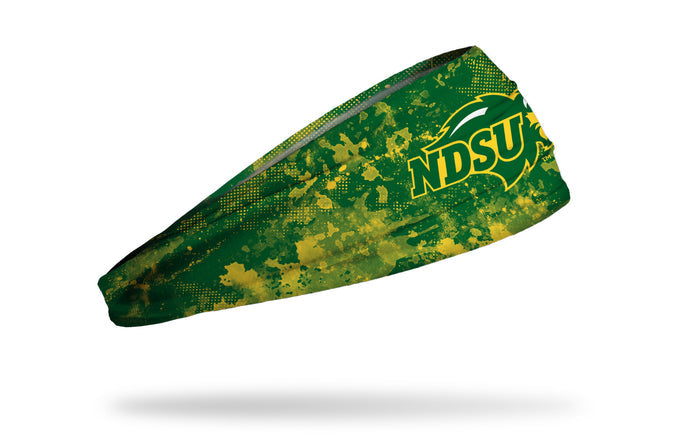 North Dakota State University: Grunge Green Big Bang Lite Headband - View 2