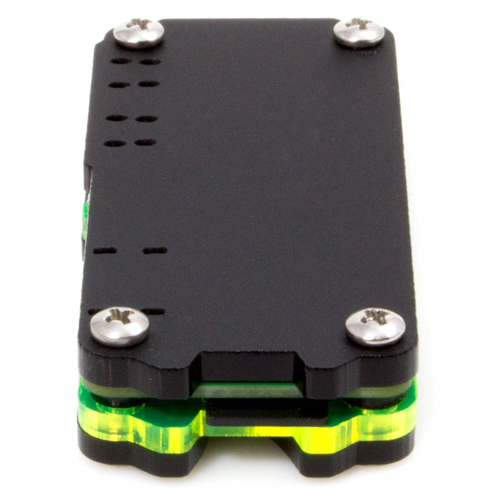 Nucleus Zero Raspberry Pi Zero Case - Black & Lazer Lime by C4 Labs - The Pi Hut