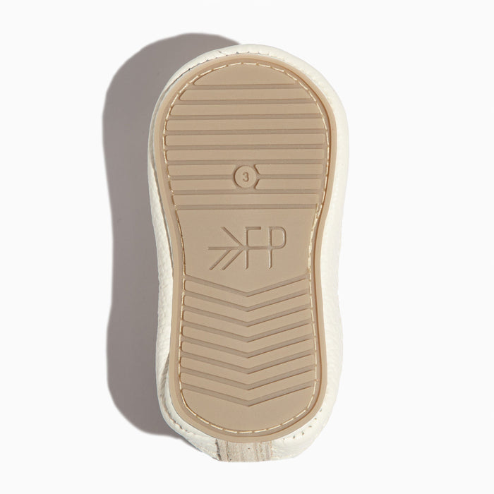 Oat Ribbed Slip On Baby Shoe Slip On Soft Sole