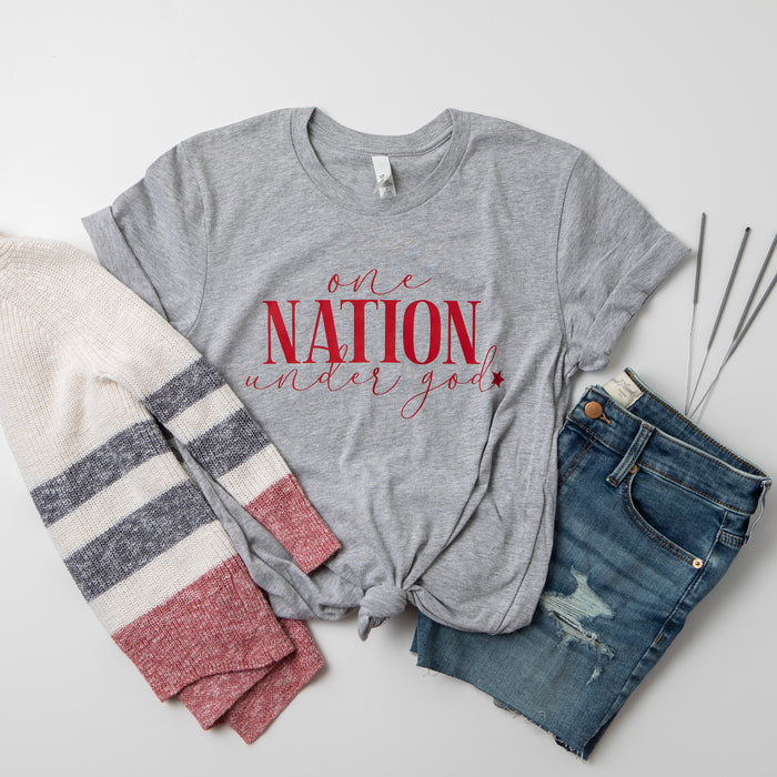 "One Nation Under God" Patriotic T-Shirt