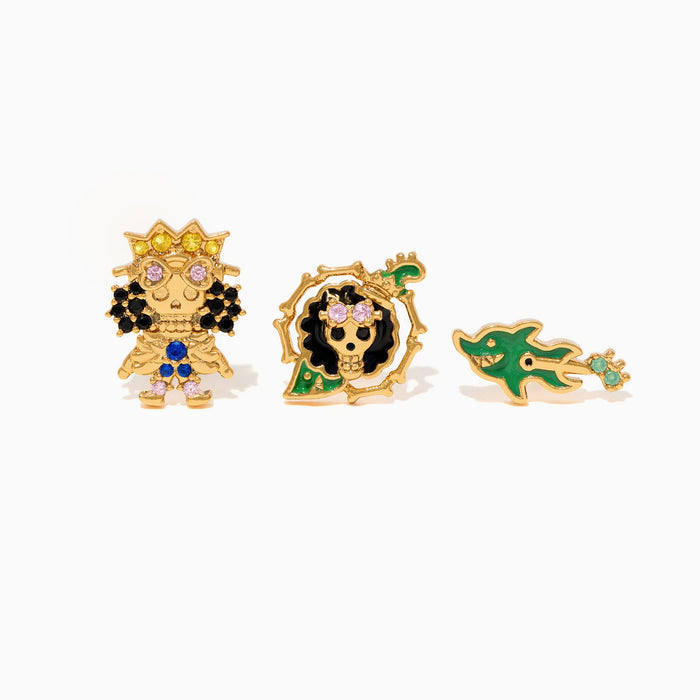 One Piece Brook Earring Set