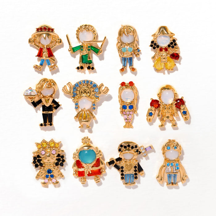 One Piece Brook Earring Set