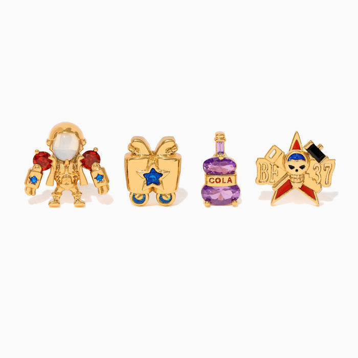 One Piece Franky Earring Set