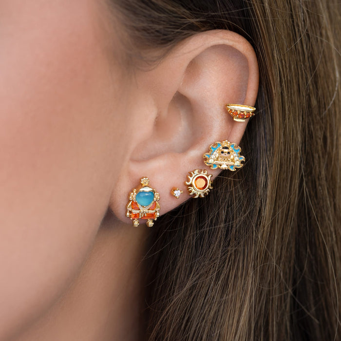 One Piece Jinbe Earring Set