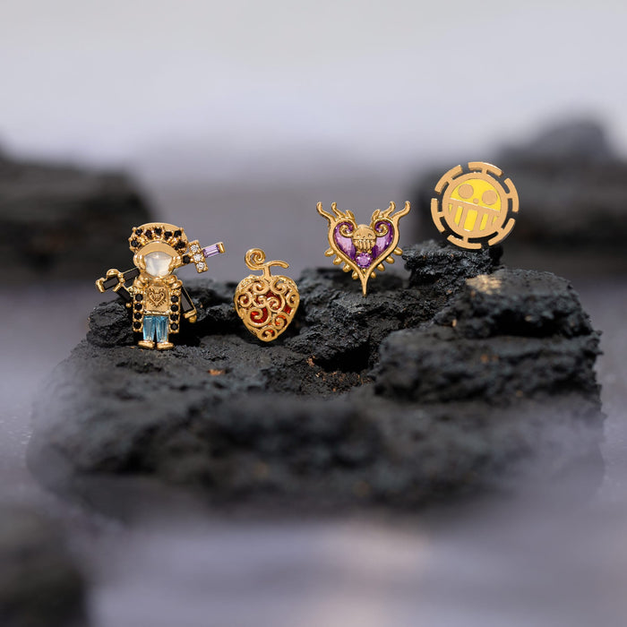 One Piece Law Earring Set