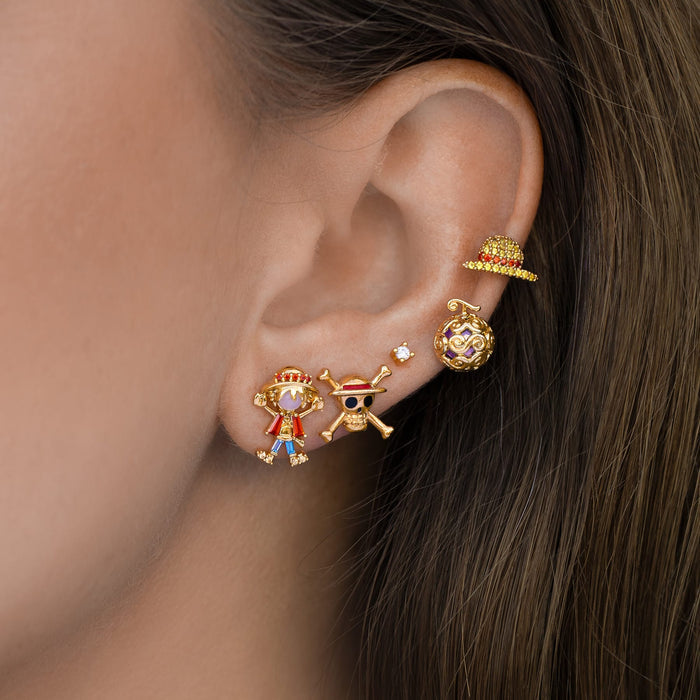 One Piece Monkey D. Luffy Earring Set