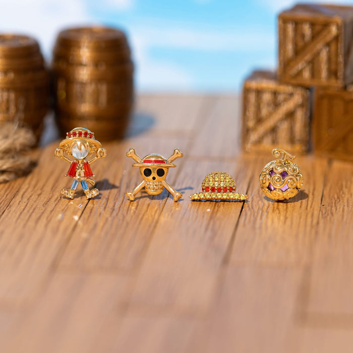 One Piece Monkey D. Luffy Earring Set