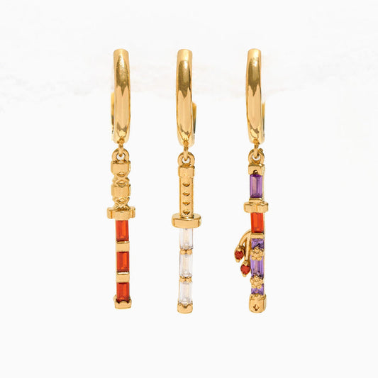 One Piece Three Sword Style Hoops