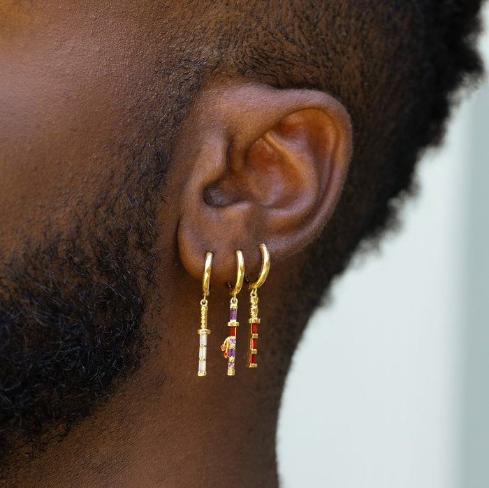 One Piece Three Sword Style Hoops